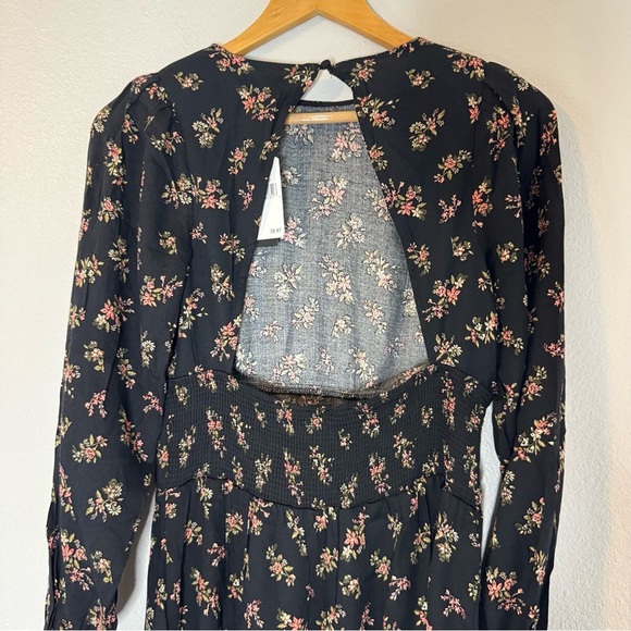 New AFRM Floral Long Sleeve Maxi Dress S - Picture 9 of 16